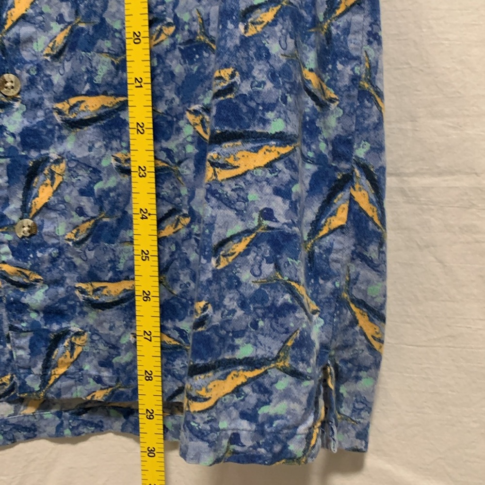 Men’s Columbia, Blue medium, SS button front shirt, preowned very good condition - Picture 12 of 13